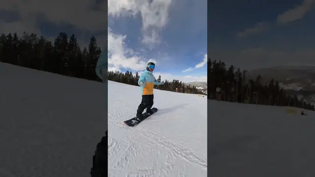 Toeside beginner tips #snowboarding