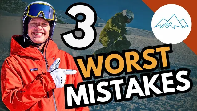 3 Common Skiing Mistakes when skiing STEEP RUNS