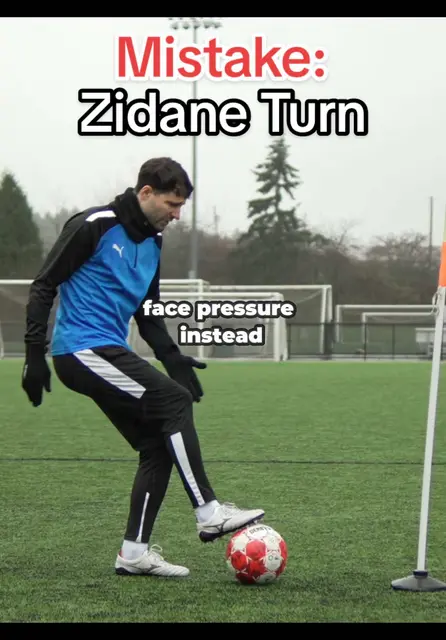 To beat a strong defender, you don’t need power, you need the Zidane t... | TikTok