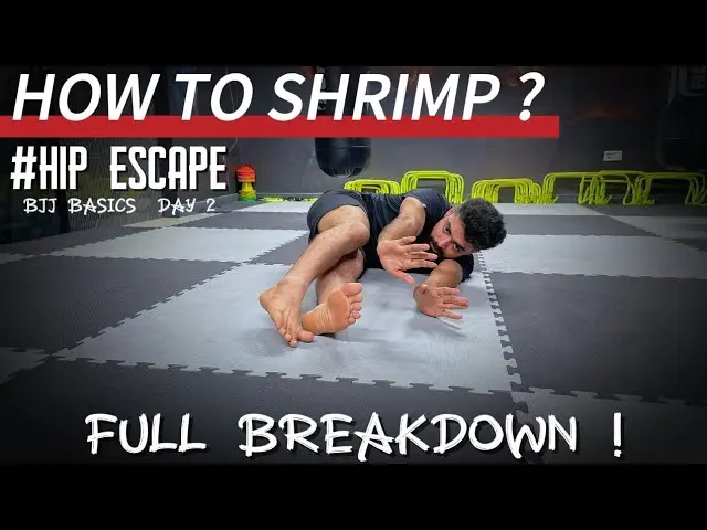 BJJ Basics Day 2 : Master the Shrimp (Hip Escape) | Fundamental Movement for Escapes