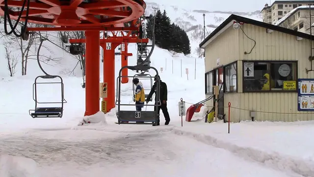 How to get on and off a chairlift on a snowboard