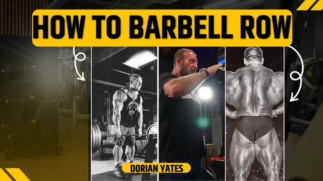 Barbell Row Perfect Form For Maximum Gains - Dorian Yates