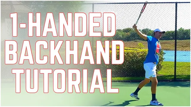 How to Hit the One-Handed Backhand | Tennis Technique