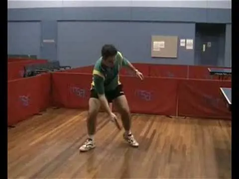 Forehand Chop - Table Tennis