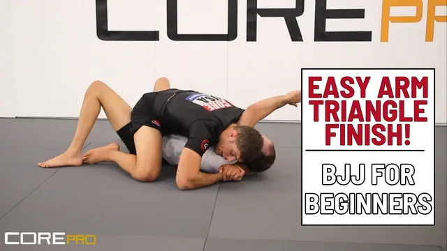 Half Guard Pass to Arm Triangle | Easy BJJ Finish from Mount