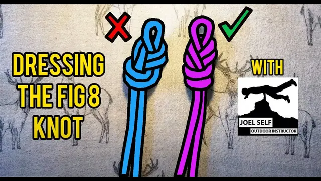 How to Dress a Figure8 Knot! (Climbing & Caving Focus) - A Video by Joel Self - Outdoor Instructor