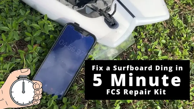 How to Fix a Surfboard Ding in 5 Minutes: FCS Repair Kit Tutorial