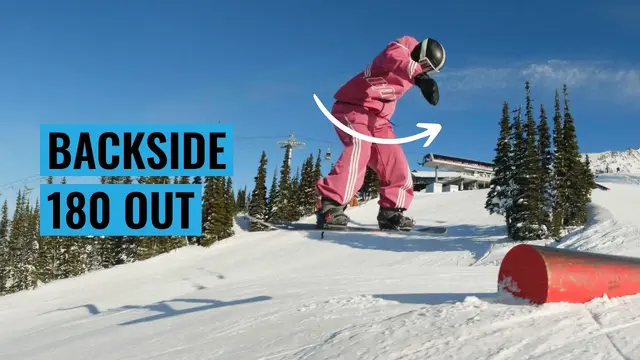 How To Backside 180 Out On A Snowboard