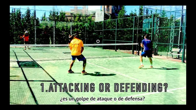 THE LOB IN PADEL. ¿ AN ATTACKING OR DEFENDING SHOT?