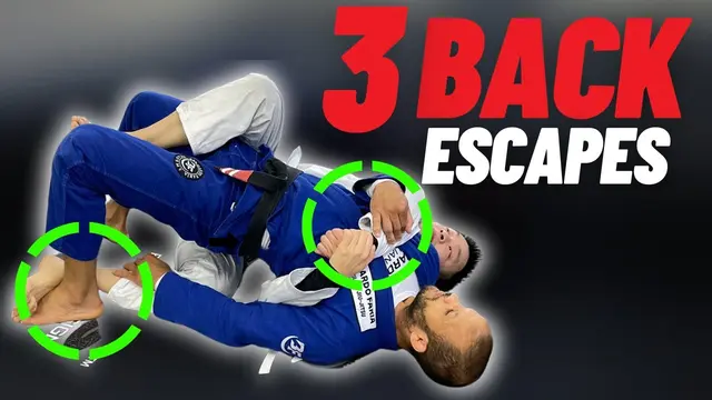 3 Back Escaped Every White Belt MUST Know!
