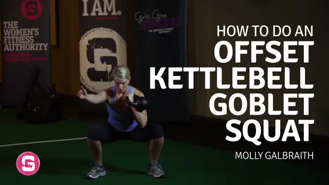 Offset Kettlebell Goblet Squat - How To Do An Offset Kettlebell Goblet Squat