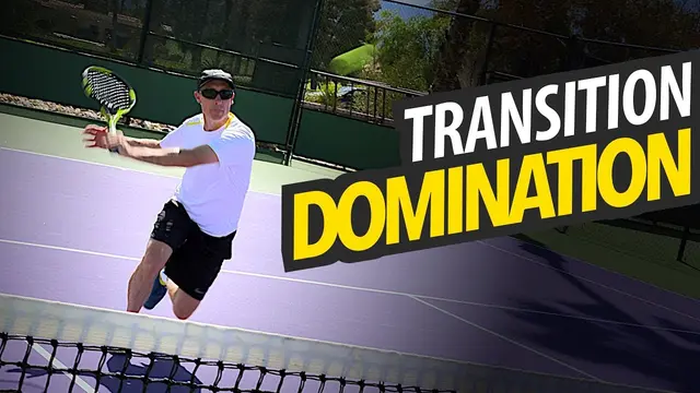 Transition Game Footwork for Better Balance & Volley Control - tennis lesson