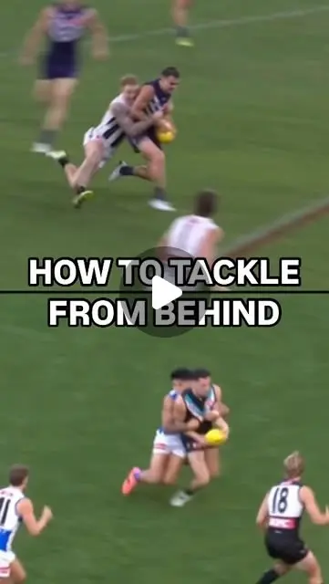 Watch this video to learn how to tackle from behind 🗣️Coaches ...