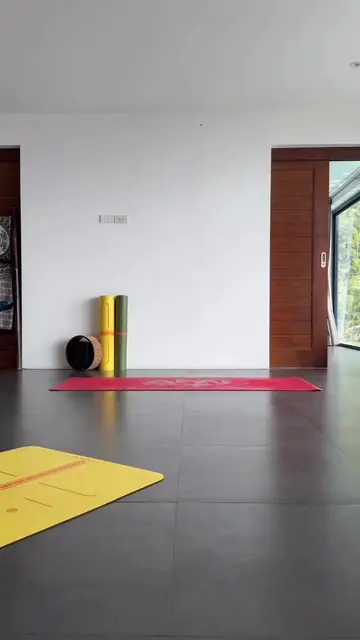 Challenging Shoulderstand Variation for Yoga Practitioners | TikTok