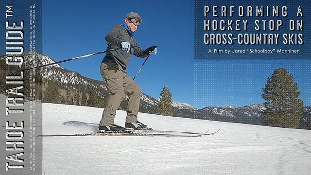 Performing Hockey Stops with Your Cross-Country Skis