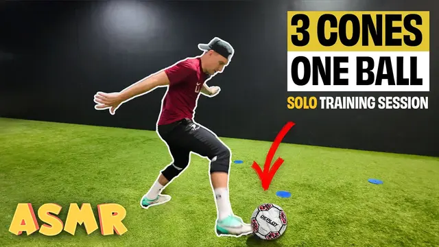 TRAIN BY YOURSELF ⚽️ ZERO EQUIPMENT ❌