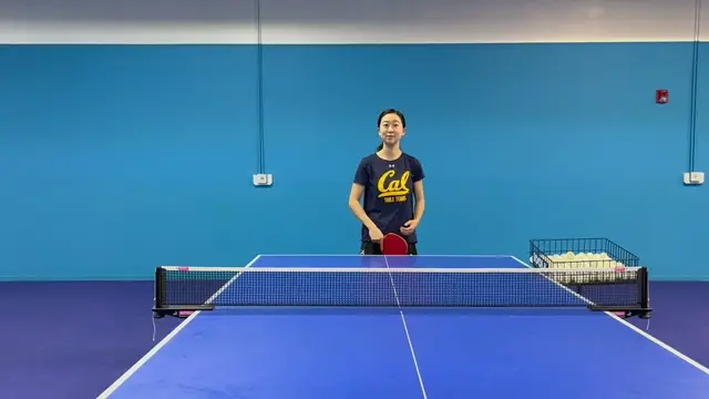 How to do Backhand Chop by Angela Guan of PongSpace