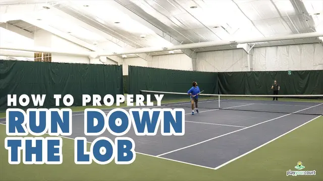 How To Properly Run Down The Lob - Tennis Strategy