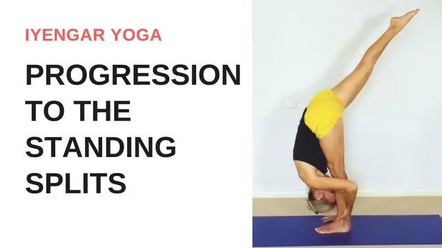 Progression to the STANDING SPLITS - Urdhva Prasarita Eka Padasana | Iyengar Yoga