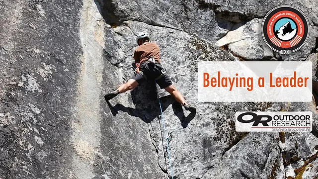 How To Belay A Lead Climber