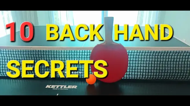 How To Hit A WORLD CLASS Table Tennis Backhand Drive