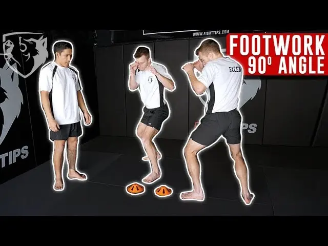 Footwork Drill to Create 90° Angle in a Fight