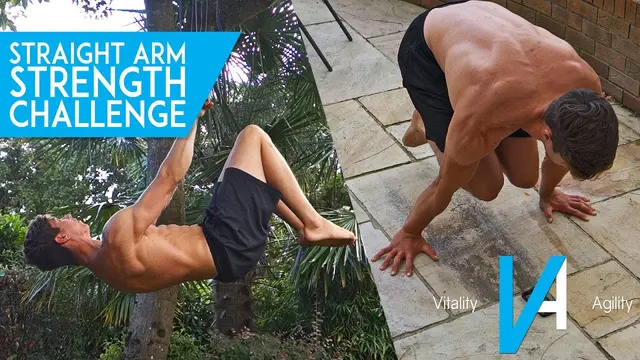 Straight Arm Strength Challenge! (Planche + Front Lever)