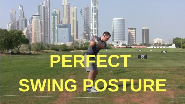 GOLF TIPS FOR PERFECT GOLF SWING SETUP AND POSTURE - how close you should stand to the golf ball