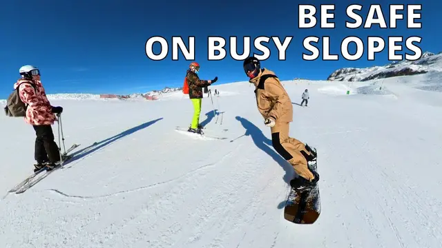 How to Stop / Avoid Collisions on a Snowboard