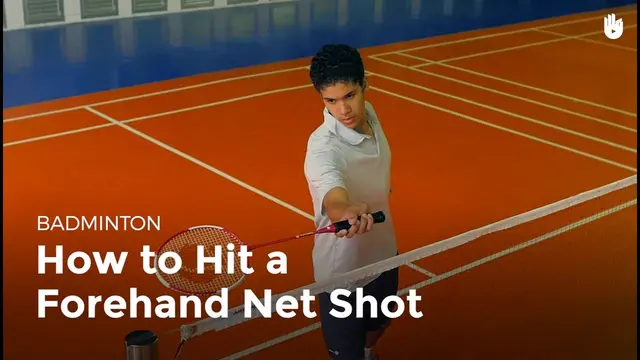 How to Hit a Forehand Net Shot | Badminton