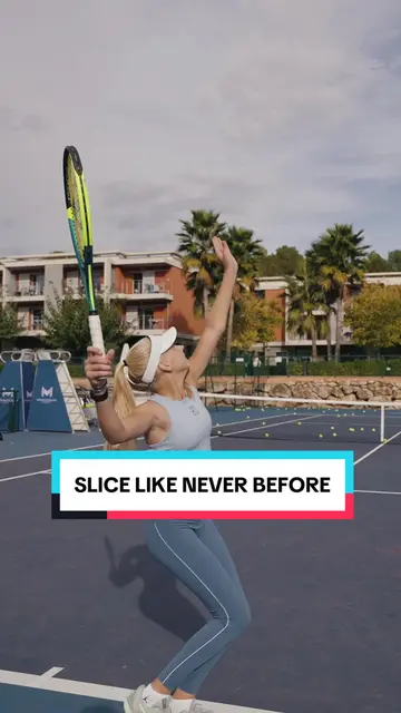 How to Master the Perfect Tennis Slice Serve: Control & Spin | TikTok