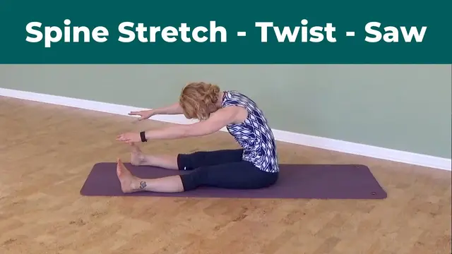 Spine Stretch Forward - Twist - Saw | Tutorial