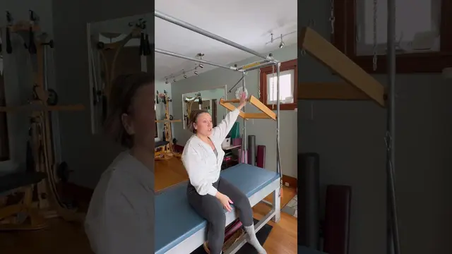 How to Do Teaser on the Pilates Tower | Push Through Bar
