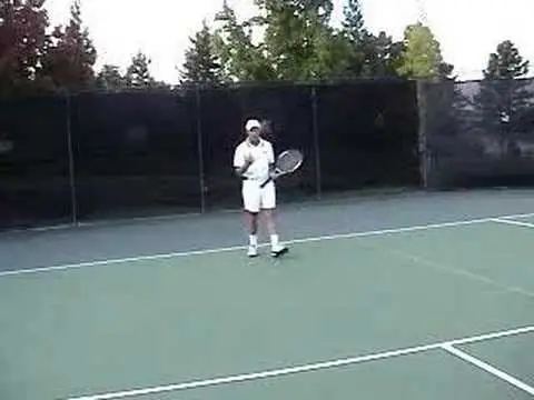Tennis Half Volley - Contact Point