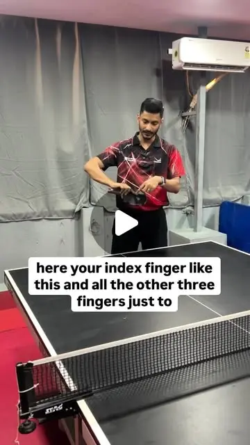 Backspin serve tutorial. Focus on fine brushing contact, low ...