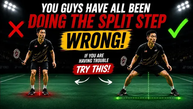 The Split Step Mistake That's Slowing You Down | Badminton Footwork Tutorial