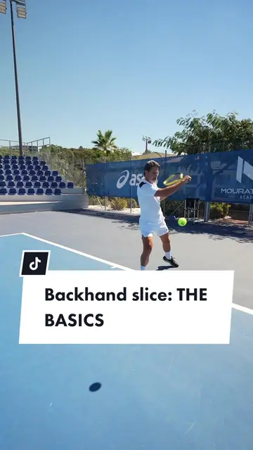 Tennis Backhand Slice: Master the Basics - TikTok