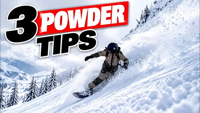3 Tips To Snowboard Powder Better & Avoid Getting Stuck