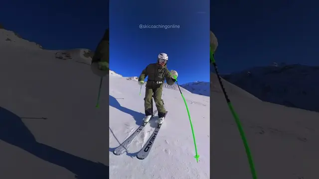 How to pole plant when skiing