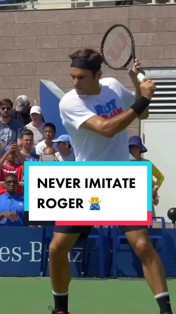 Here's why you shouldn't imitate Roger Federer's slice backhand ...