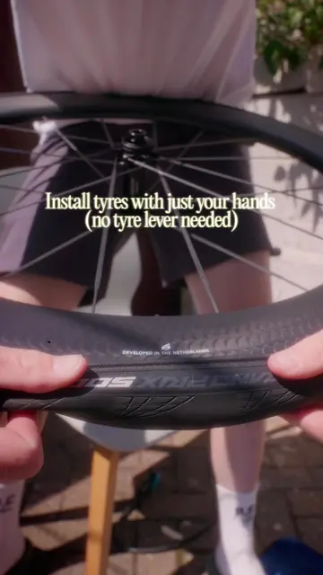How to Put a Bike Tyre on a Rim by Hand (Easy, No Levers) | TikTok