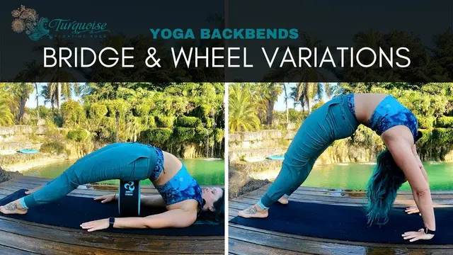 Yoga Backbends: How to Get into Supported Bridge, Bridge, Wheel Pose, & Forearm Wheel 🧘🏼‍♀️💙✨