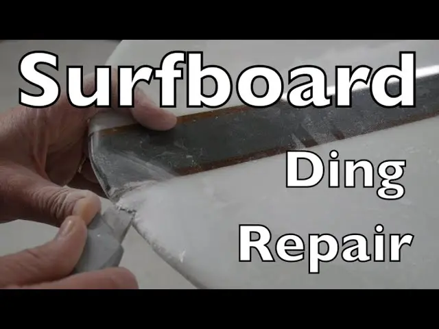 Surfboard Ding Repair- DIY for beginners