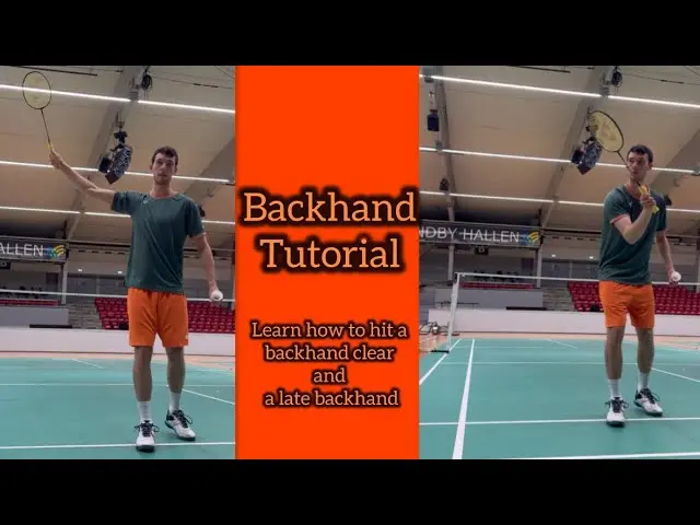 Badminton tutorial “Backhand clear and late backhand” #badminton #viral