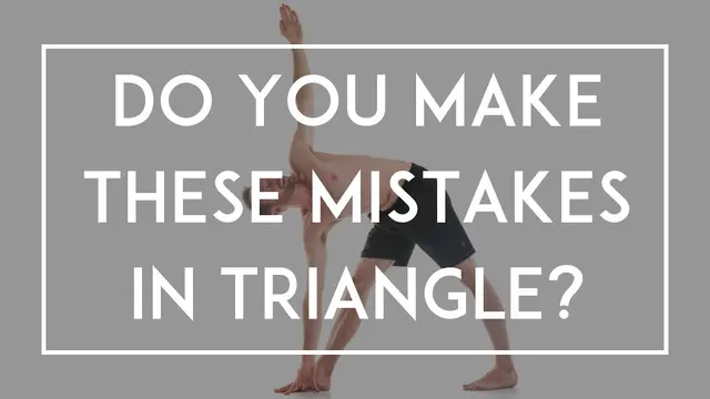 You're Probably Making These Mistakes In Triangle Pose (Trikonasana)