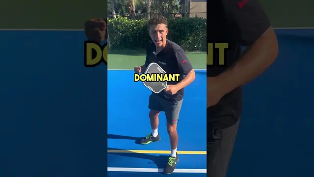 How to hit a 2 Handed backhand drive in Pickleball! #pickleball #pickleballtips