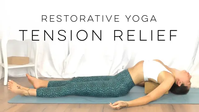 Breathe Better Using Yoga Blocks! Restorative Yoga For Tension Relief