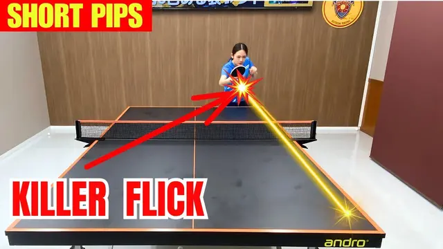 [Short Pips] High-Speed Backhand Flick: Dominate Every Match![Table Tennis]