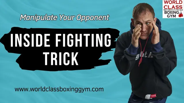 Inside Fighting Trick: Manipulate Your Opponent & Land the Right Hand + Left Hook