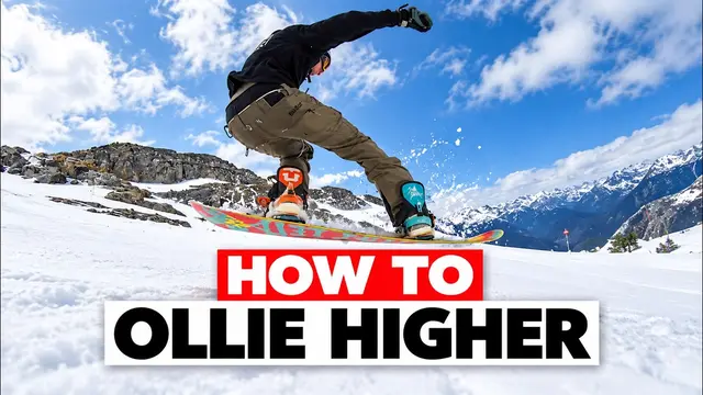 How to Ollie Higher on a Snowboard